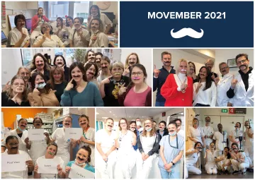 Les équipes de la Clinique de la Sauvegarde se laissent pousser la moustache pour soutenir le mouvement Movember dans la prévention des cancers masculins. Explications avec le Docteur BALDINI, Chirurgien Urologue à la Clinique de la Sauvegarde.